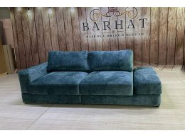 Прямой диван ЛАЙН Barhat (Бархат)