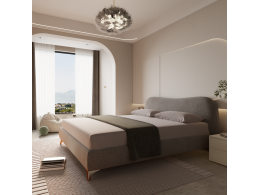 Тканевая кровать RUBY K311 С/О 180*200 GREY HOOGAR