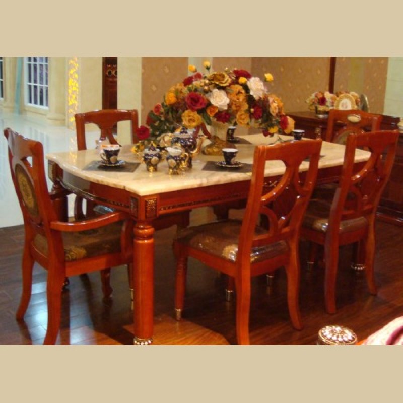 ДЖИАДА Стол обеденный с мрамором